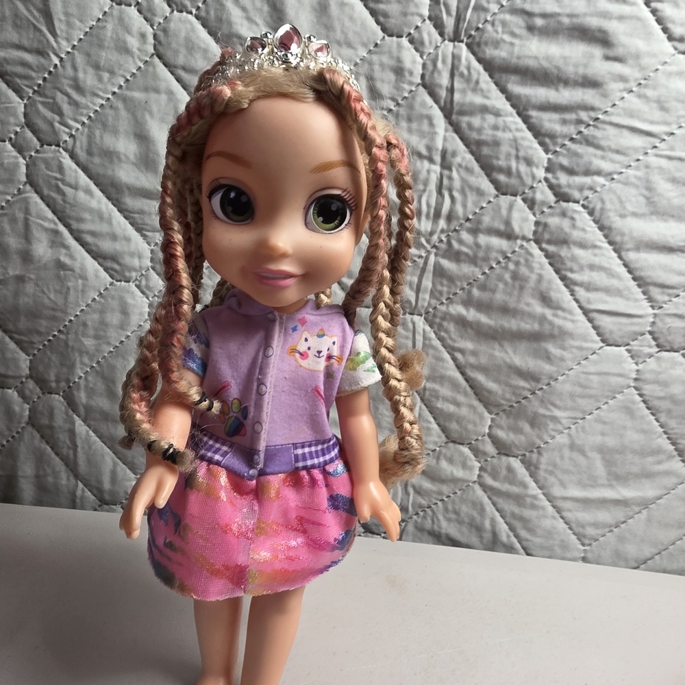 Disney Tollytots My First Princess Rapunzel 15" Doll Includes Purple Dress